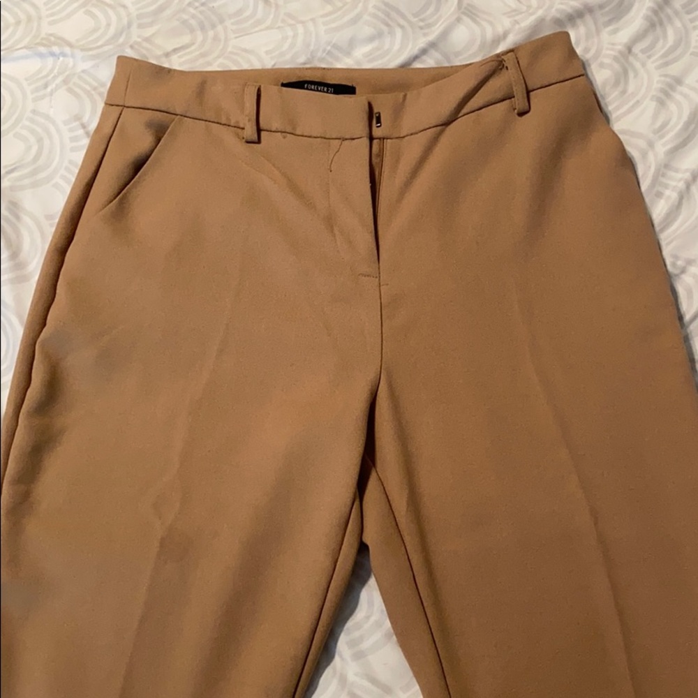 Tan casual work pants